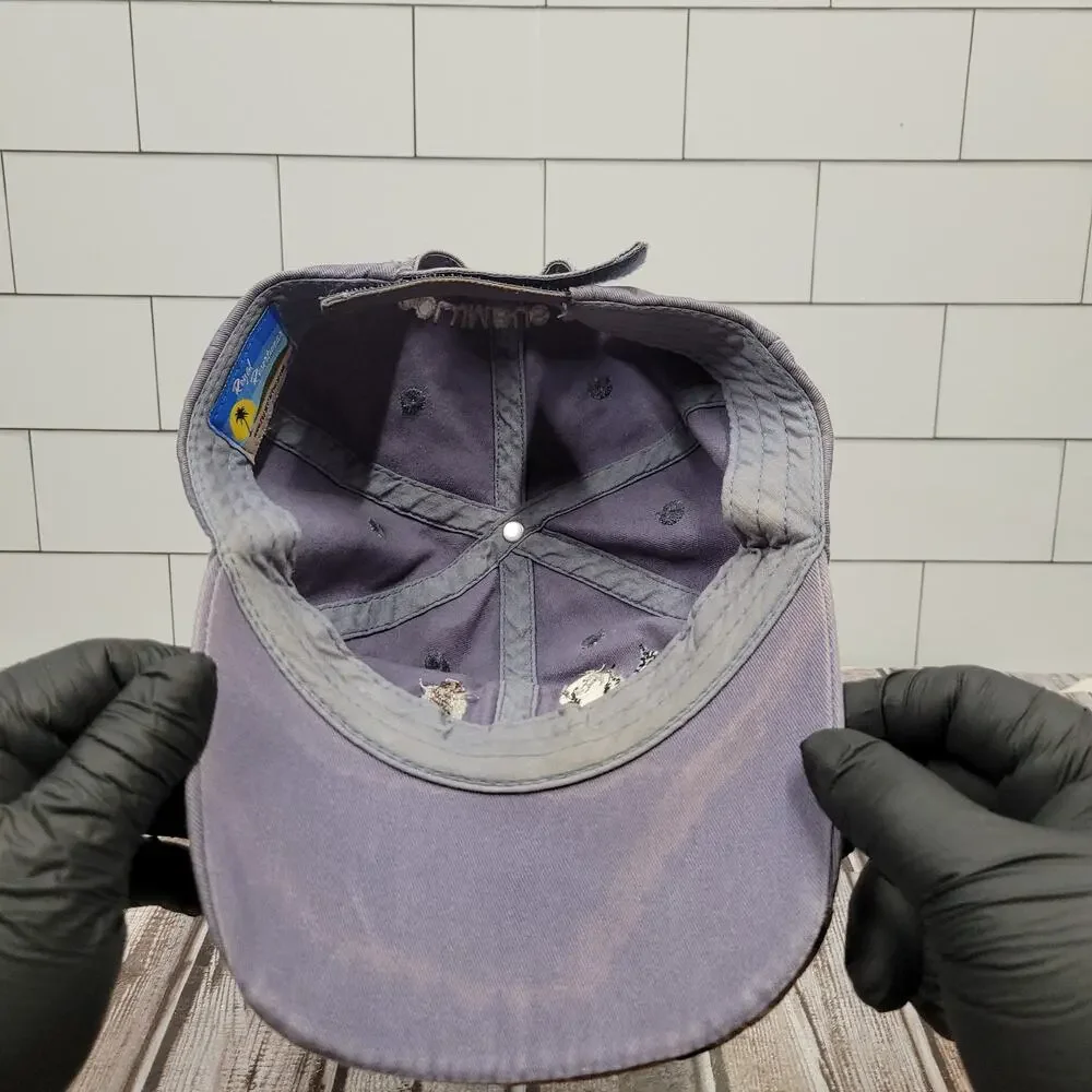 Royal Resortwear Columbus Zoo Wolf Forest Moon Strapback Hat Purple